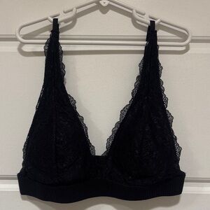 Dynamite Black Lace Bralette- Medium